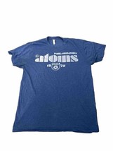 Philadelphia Atoms 1973 Logo NASL Soccer TRI-BLEND Royal Heather Tee Shi... - $19.20 CAD