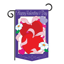 Hearts - Applique Decorative Garden Flag - G151041-P2 - $19.97