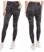 Danskin Ladies&#39; Size XXL (18) ~ Ultra Hi-Rise ~ Tie Dye Crinkle Gray ~ L... - $35.80 CAD