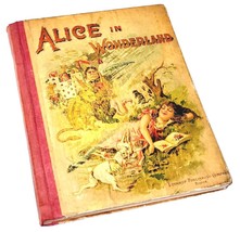 Antique 1900&#39;s Alice In Wonderland Lewis Carroll Illustrated by John Tenniel - £235.94 GBP