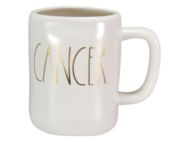 Rae Dunn “Cancer” Mug Horoscope Gold Font Zodiac Sign 2020 - £14.97 GBP