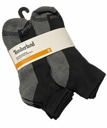 Timberland 10-Pairs Men's Cushioned Quarter Crew Socks  Black/Gray - $29.69