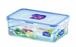 Lock &amp; Lock Rectangular Food Container with Divider, Short, 4.1-Cup, 34-Fluid Ou - £15.81 GBP