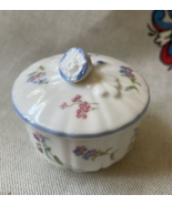Royal Worcester England Fine bone china Forget me not small trinket box - £17.02 GBP