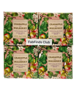4x Crabtree &amp; Evelyn Bar Soap Crabapple Mulberry Triple Milled 3.5oz each - $328.70 MXN