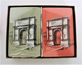 Vintage US Hamilton Playing Cards Arch of Titus Rome Double Deck USA Unopened - £19.86 GBP