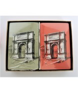 Vintage US Hamilton Playing Cards Arch of Titus Rome Double Deck USA Uno... - $24.99