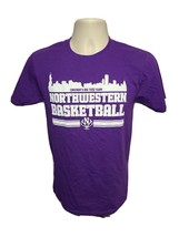 Northwestern University Basketball Chicago Big 10 Team Adult Small Purple TShirt - £15.82 GBP