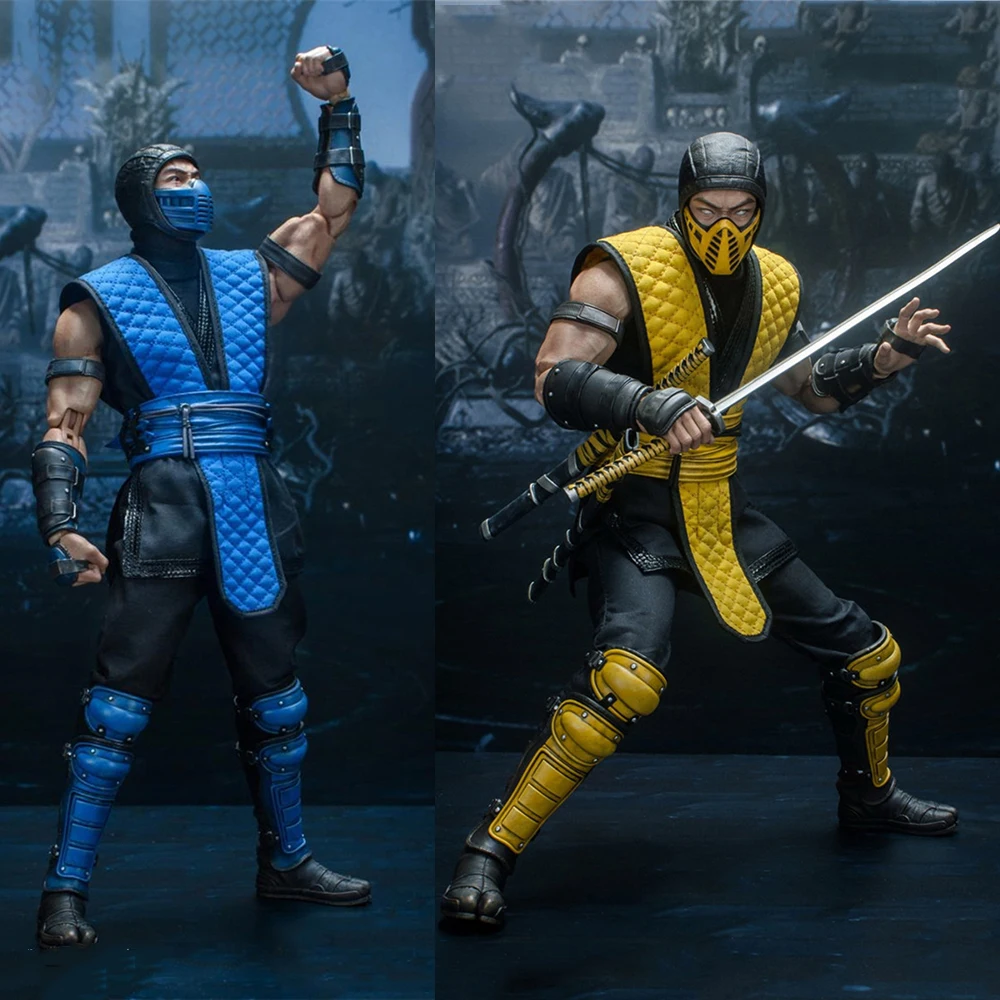 Storm Toys Dcmk10 Dcmk09 1/6 Soldier Scorpion Sub-Zero Mortal Kombat Series 12&#39;&#39; - £516.91 GBP