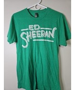Ed Sheeran Music/Band Concert T-Shirt, Green, Men&#39;s S - $20.32 CAD