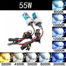 2pcs 55w Hid Xenon Kit Light Bulb H1 H3 H7 H11 880 9005 9006 3000k 4300k 6000k 8 - £10.18 GBP+
