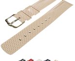 HIRSCH Golfer Leather Watch Strap - Calf Leather - Water Resistant - Whi... - £48.87 GBP+