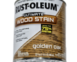 Rust-oleum Ultimate Wood Stain Golden Oak Faster 1 Hour Dry 32oz. Quart - £20.59 GBP