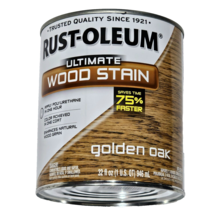 Rust-oleum Ultimate Wood Stain Golden Oak Faster 1 Hour Dry 32oz. Quart - £20.39 GBP