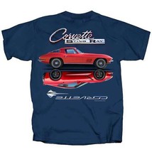 New Vintage Chevy Corvette Sting Ray Reflection T Shirt - £19.49 GBP+