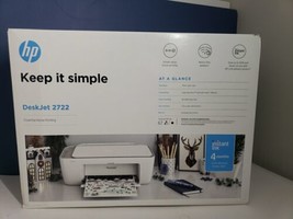 New HP DeskJet All-in-One Printer 2722 Sealed Box - £31.29 GBP