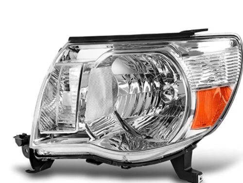 Primary image for DWVO Fits 2005-2011 Toyota Tacoma LH Driver Headlight Assembly w Chrome Housing