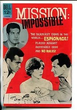 Mission: Impossible #1 1967-DELL-PETER LUPUS-GREG MORRIS-BARBARA BAIN-HILL-fn - £41.67 GBP