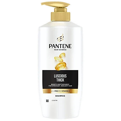 Pantene Hair Science Luscious Thick Shampoo with Pro V Vitamin C 650 ml