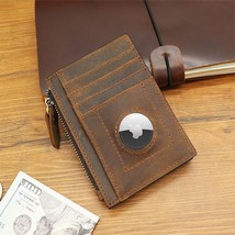 2022 New Retro Mini Wallet Fit Card Holder For Apple Tracker Case Simple Fashion - £55.61 GBP