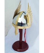 Medieval Knight Viking Helmet - Winged Norman King Helmet With Free Helm... - £96.34 GBP