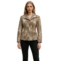 Multiples Brand womens clothing Leopard Print Blazer Medium M - $14.79