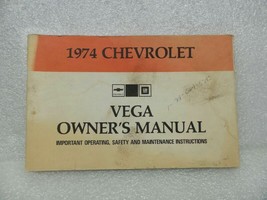 1974 VEGA  Owners Manual 16033 - £13.42 GBP