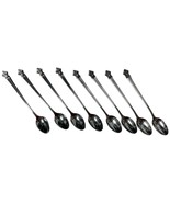 Vintage EKCO Eterna Padua Stainless Steel Ice Teaspoons Set 8 Hollywood ... - $27.84