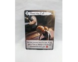 Call To Adventure Epic Origins Heed The Call Board Game Promo Card - $8.90