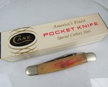 rare Case pocket knife 9 DOT 1980 SMOOTH RED KNIFE NEVER USED IN BOX # S... - $129.99