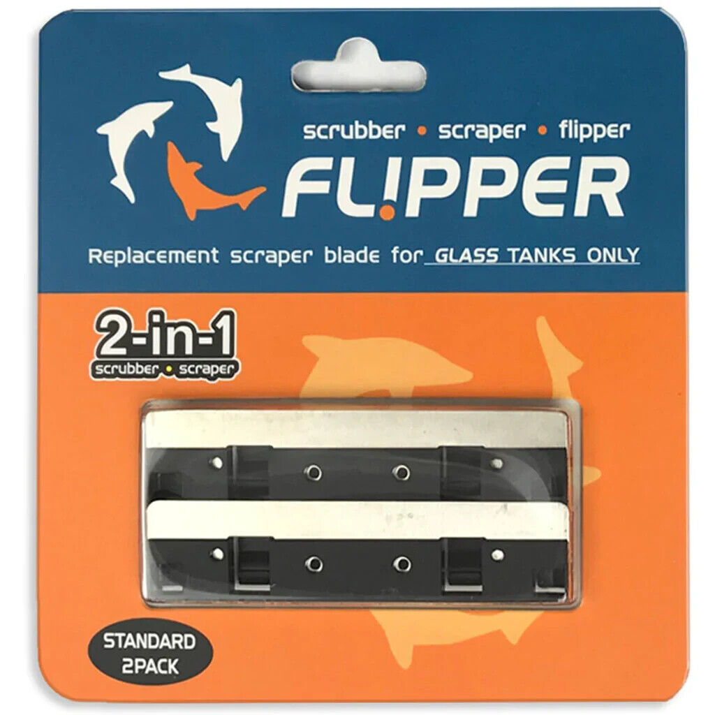 Flipper Standard Stainless Steel Glass Tank Replacement Scraper Blades - $24.99