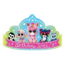 Beanie Boos Paper Tiaras Birthday Party Value Favors Package of 16 New - £5.46 GBP