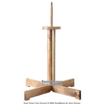 Tameshigiri Sword Test Cutting Stand Oak for Japanese Samurai Katana Wakizashi - £79.37 GBP