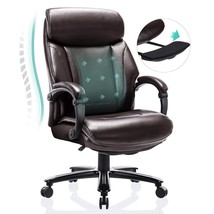Big And Tall With Footrest 400Lbs, Heavy Duty High Back Ergonomic Home O... - $333.99