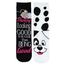 Disney 101 Dalmatians Cruella De Vil and Patch Socks for Adults Mens Womens - £23.70 GBP