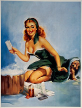 Pinup Poster Print Edward Runci Luck Dog 1948 - $12.99