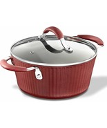 Cooking Pot With Lid - Non-Stick High-Qualified Kitchen Cookware,... - £57.41 GBP