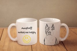 American Staffordshire Terrier - mug with a dog and description:&quot;... mak... - £11.94 GBP