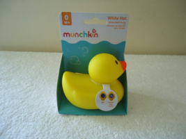 " NWT " Munchkin White Hot Safety Bath Ducky 0M+ " Great Gift item " - $10.99