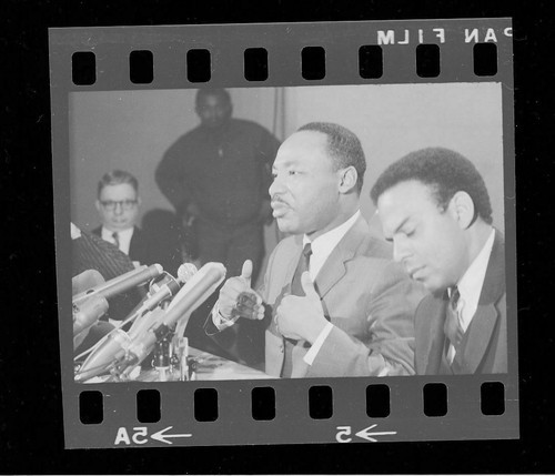 Martin Luther King Jr. Collage of Protest and Speech B&W Vintage 8x10 Photo Item image 11