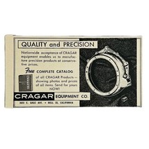 Vtg 1959 Crager Equipment California Print Ad Hot Hot Racing Speed Parts - £5.27 GBP