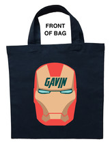 Iron Man Trick or Treat Bag - Personalized Iron Man Halloween Bag - £10.21 GBP