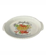 Vintage CL Made in Italy Ceramic Spaghetti Dish – “Gli Spaghetti” Recipe - $33.95 CAD