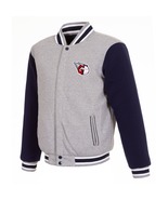 New Mens Guardians 2-tone Reversible Fleece Jacket Baseball Cleveland Gr... - $124.03 CAD