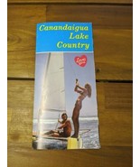 Vintage Canandaigua Lake Country Map Brochure - $26.99 CAD