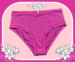 M   Hot Pink Everyday NO SHOW Stretch Victorias Secret PINK Hipster Brief Panty - £8.78 GBP