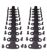 20 Black Military Canvas Tarp Twist Tie Connector Fastener + Screws - $897.94 MXN