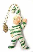 Katherine&#39;s Collection Candy Cane Kids Ornament (Green C) - $17.50