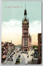 Milwaukee WI City Hall Wisconsin Postcard E28 - £3.95 GBP