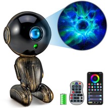 Starry Nebula Ceiling Lamp-Robot Astronaut Space Projector With Remote Control,T - £50.35 GBP